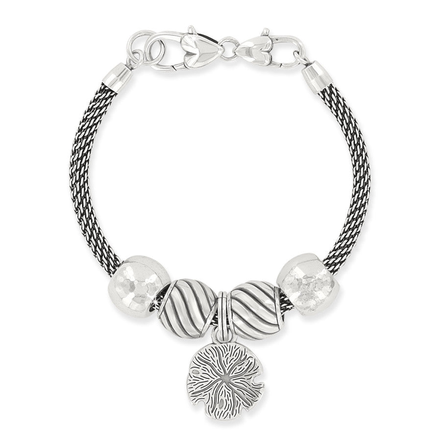 Sunset Cove Sand Dollar Charm Bracelet silver 2