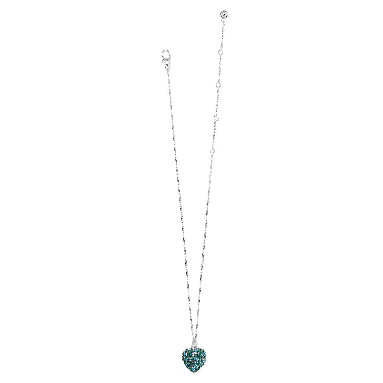 Sweet Love Necklace silver-emerald 4