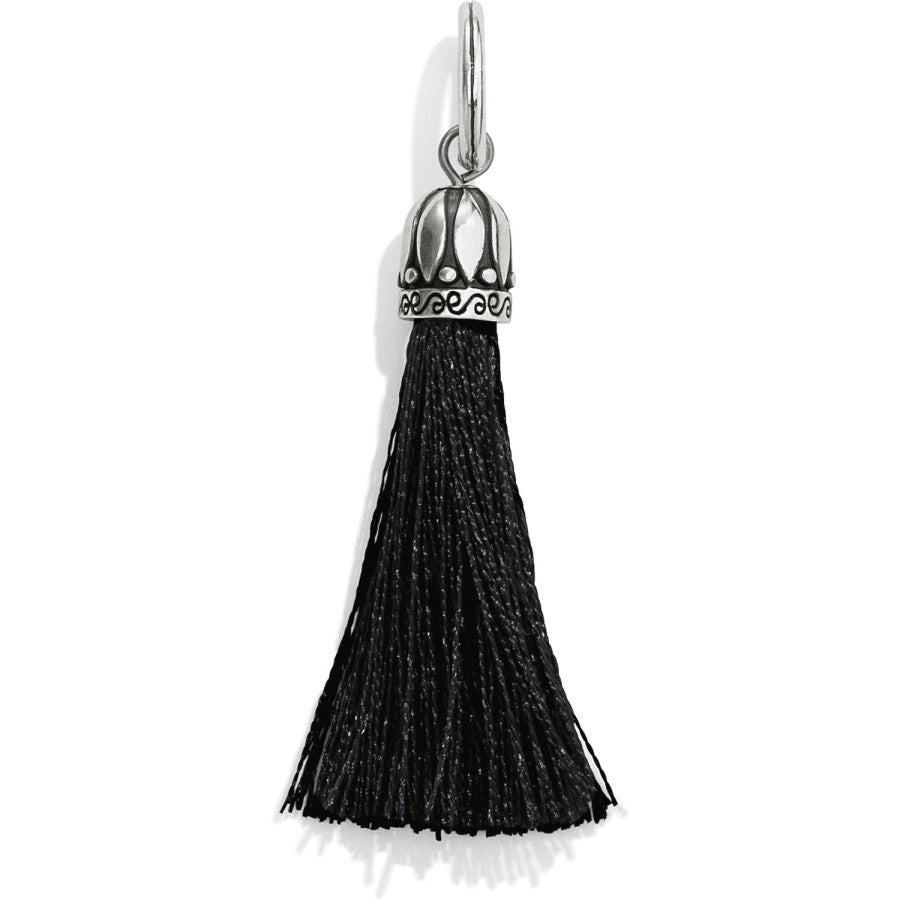 Tahlia Tassel Amulet black 12