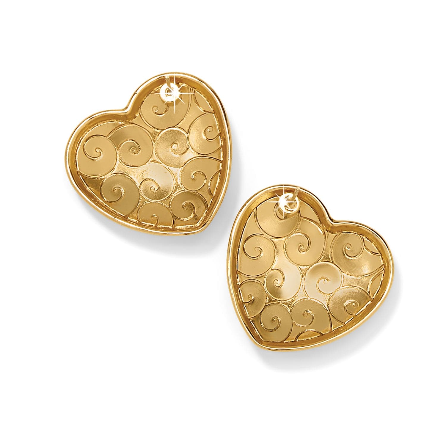 Trianon Heart Earrings gold 5