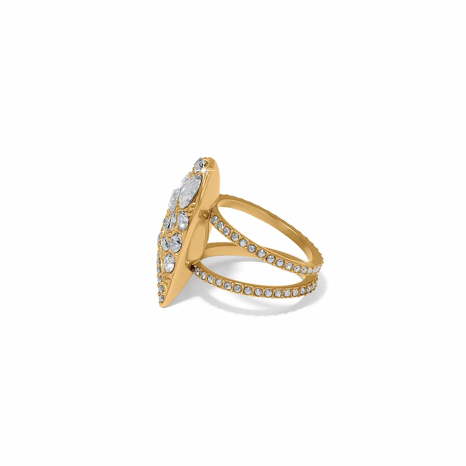 Trust Your Journey Golden Heart Ring gold 2