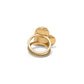 Trust Your Journey Golden Heart Ring