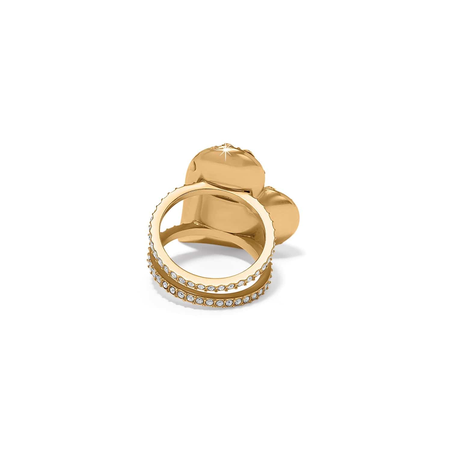 Trust Your Journey Golden Heart Ring gold 3