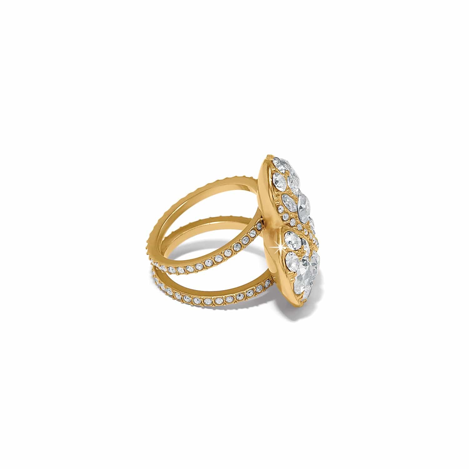 Trust Your Journey Golden Heart Ring gold 4