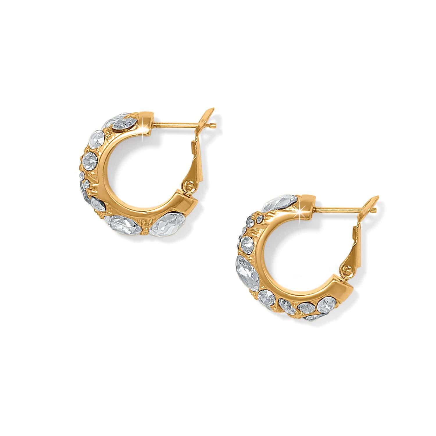 Trust Your Journey Golden Hoop Earrings gold 2