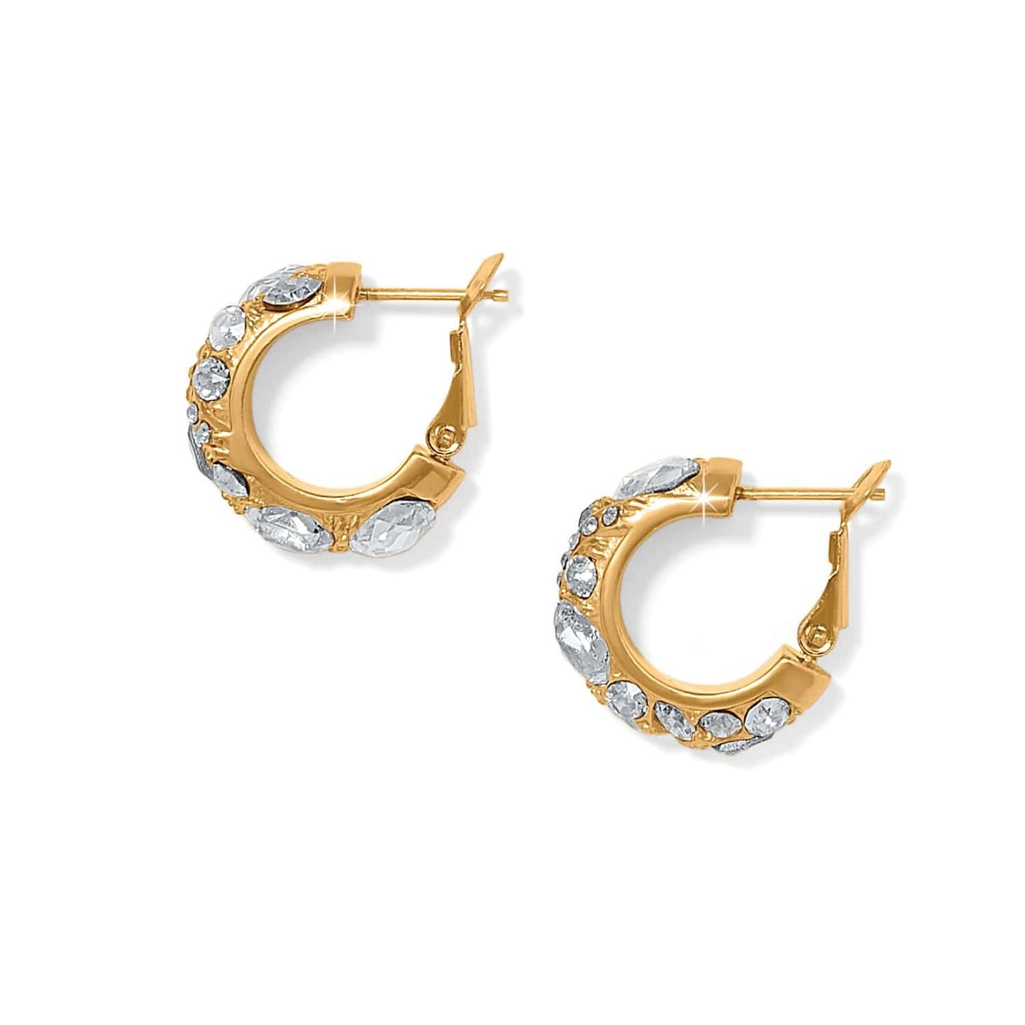 Trust Your Journey Golden Hoop Earrings