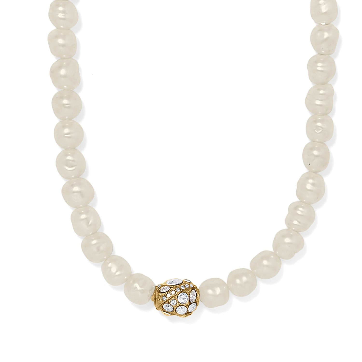 Trust Your Journey Pearl Necklace gold-pearl 1