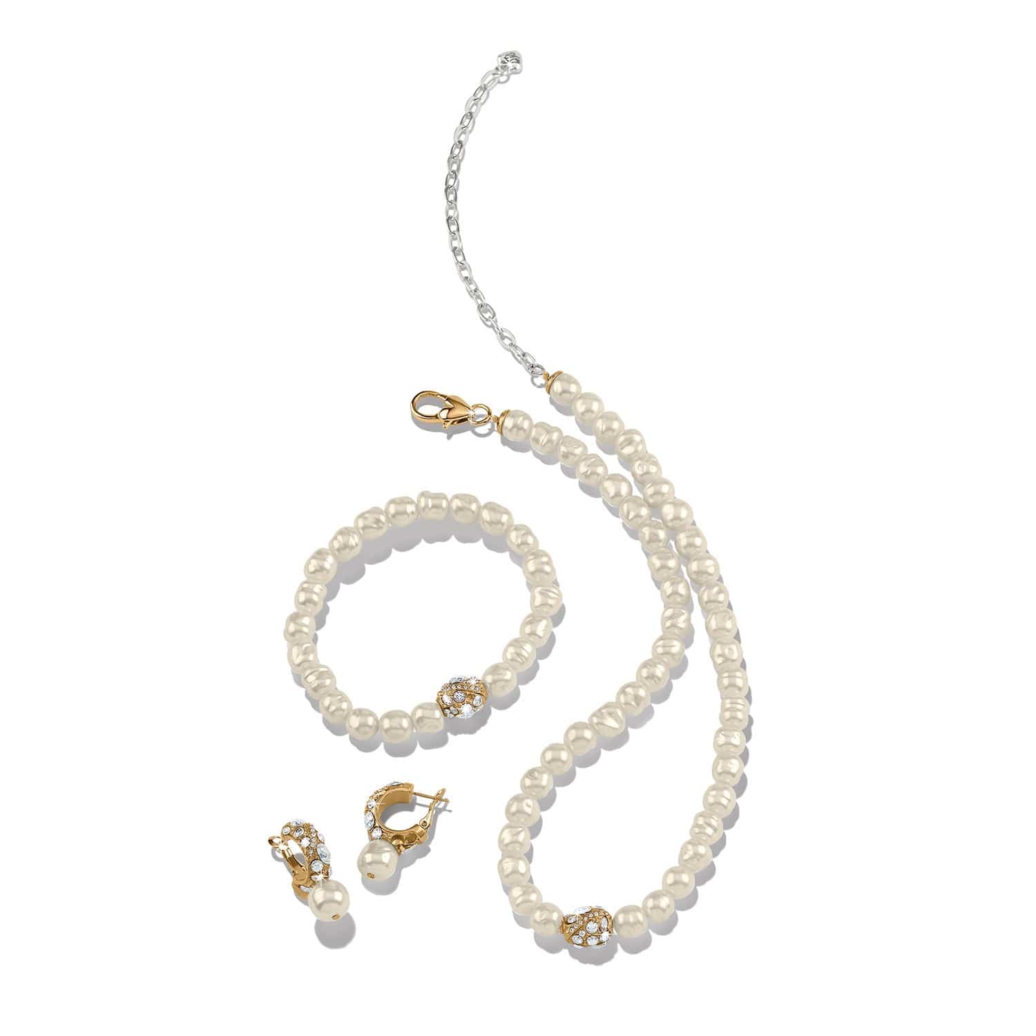 Trust Your Journey Pearl Necklace gold-pearl 4