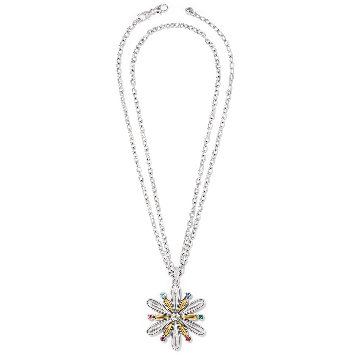 Twilight Shine Hues Convertible Necklace silver-gold 3