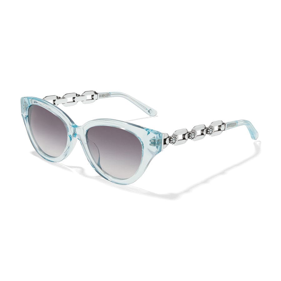 Twinkle Chain Sunglasses Ocean Water color viewed from the back