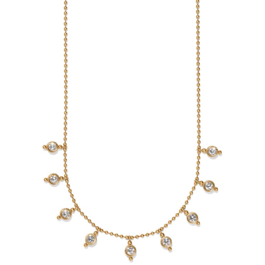 Twinkle Mod Droplet Reversible chain necklace with crystals 