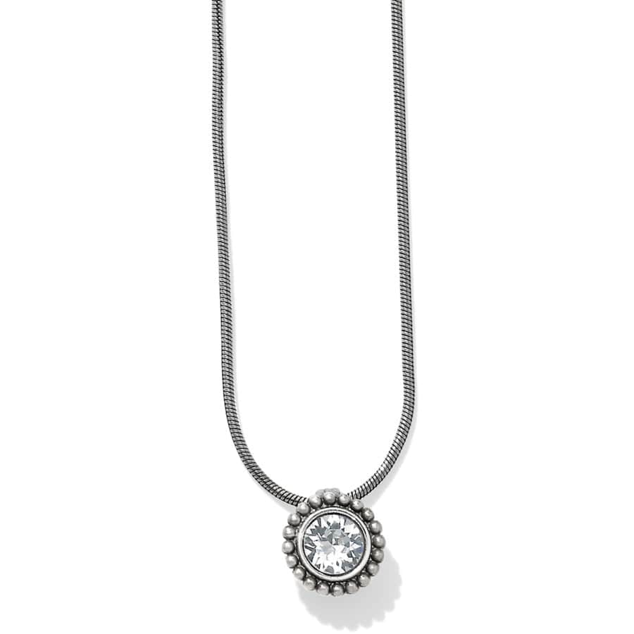 Twinkle Necklace april-silver 11