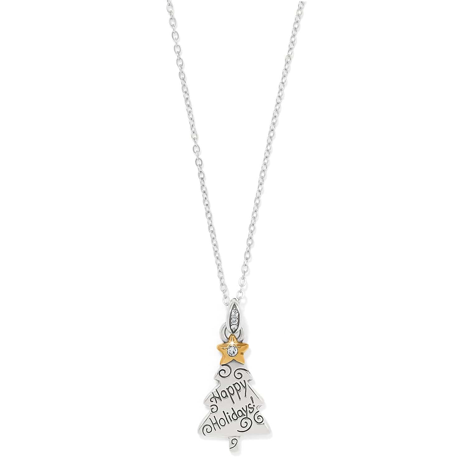 Twinkle Tree Necklace silver-gold 2