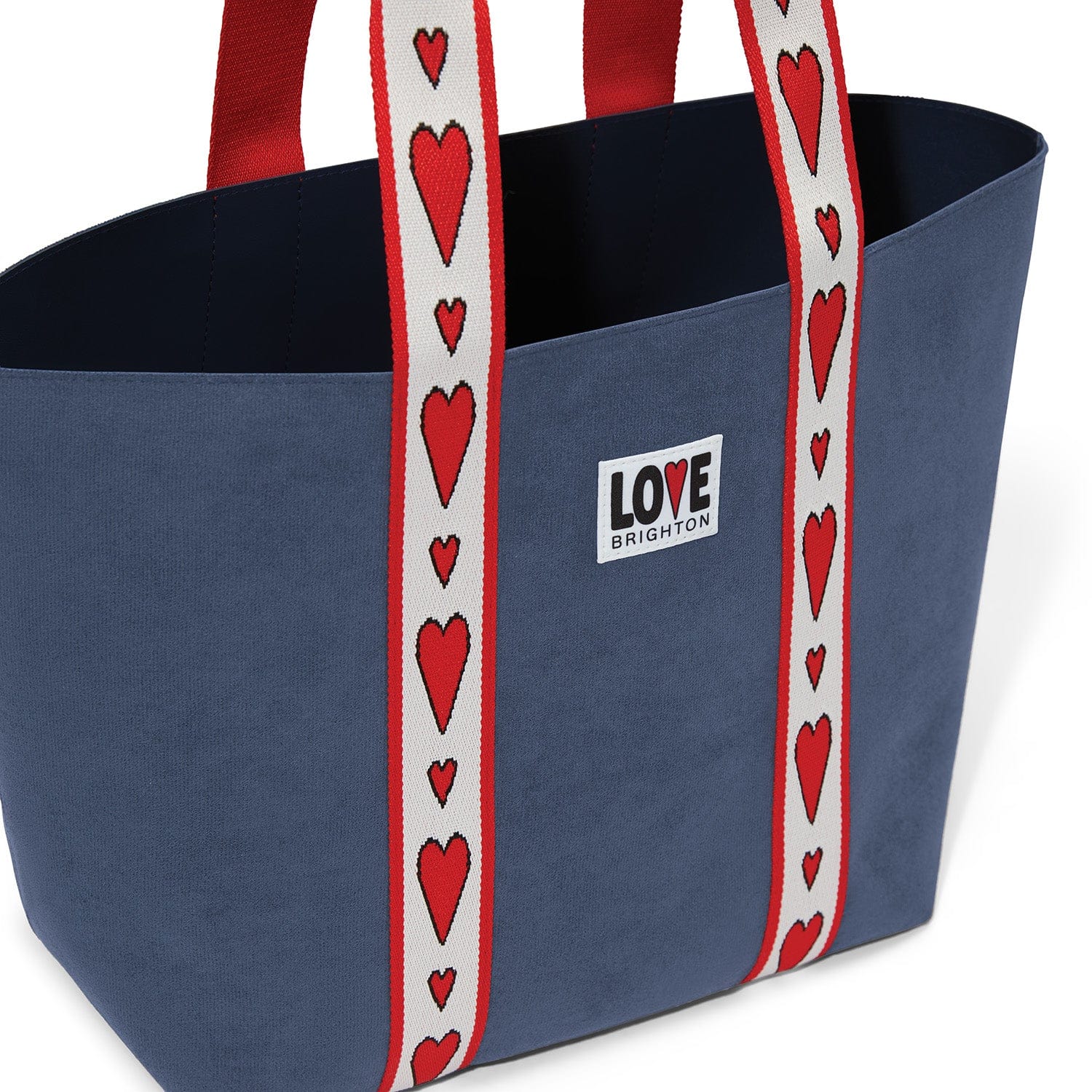 Velveteen Love Tote blue 5