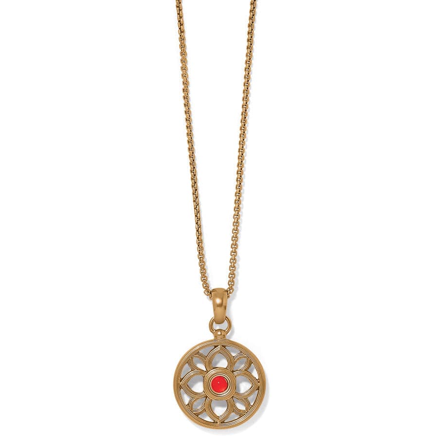 Venetian Gems Necklace gold-red 1