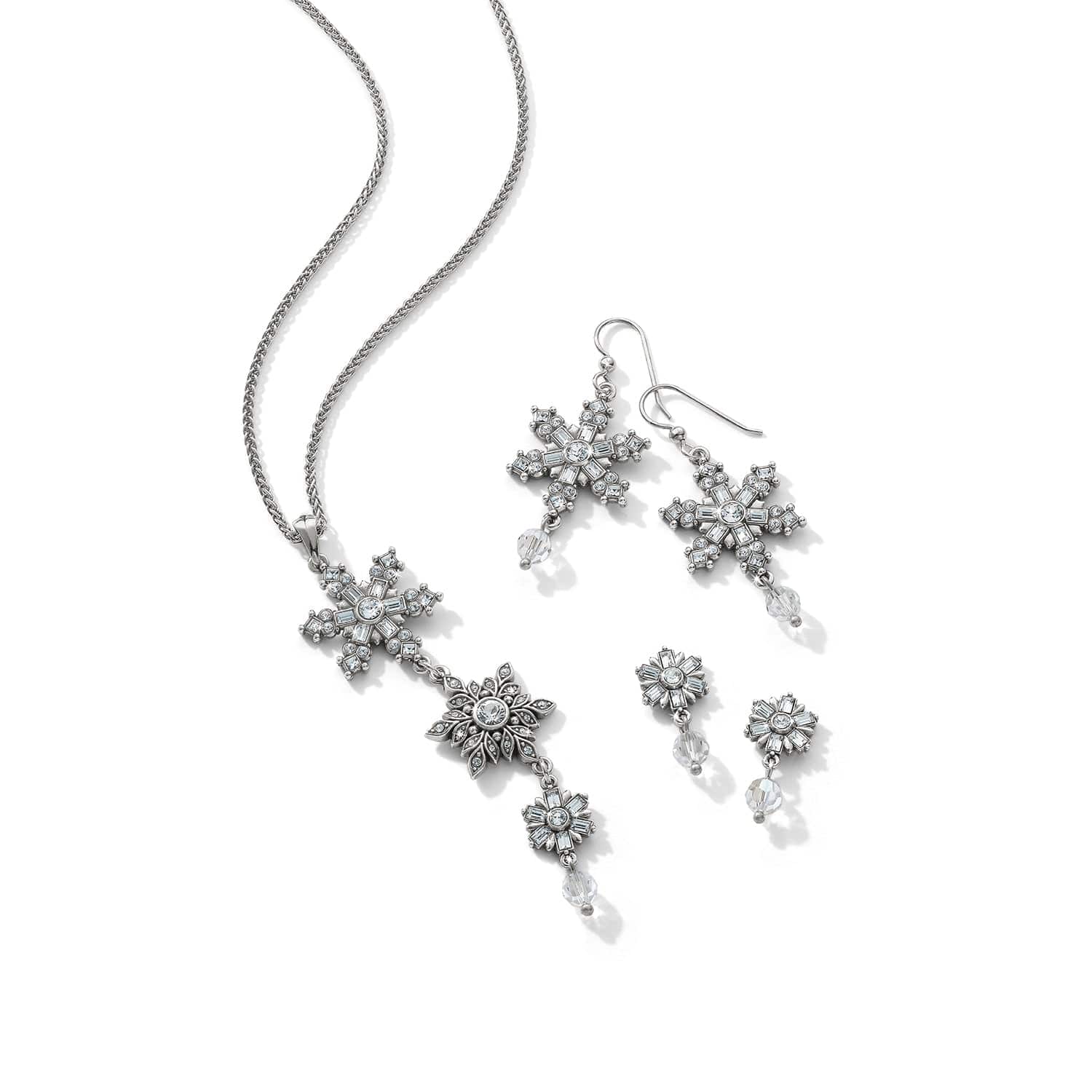 Winter's Miracle Post Drop Earrings silver 5