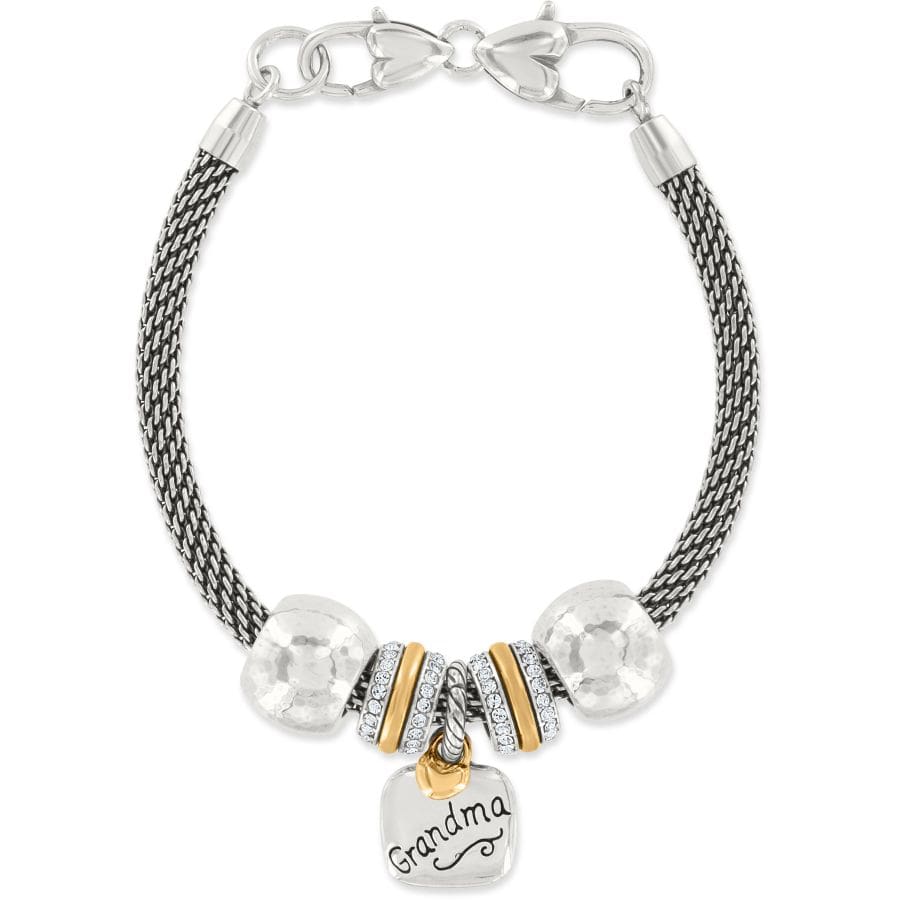 World's Best Grandma Bracelet silver-gold 2