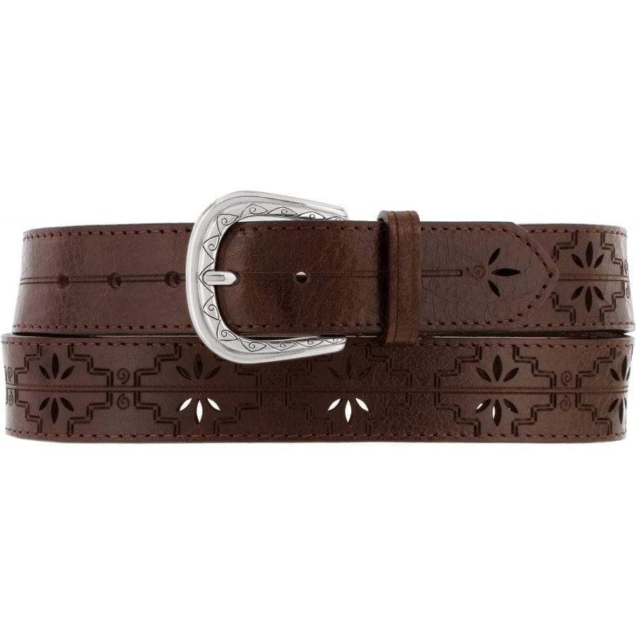 Acoma Etched Pant Belt dark-brown 1