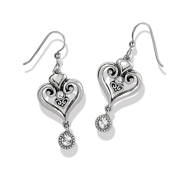 Brighton alcazar store heart earrings