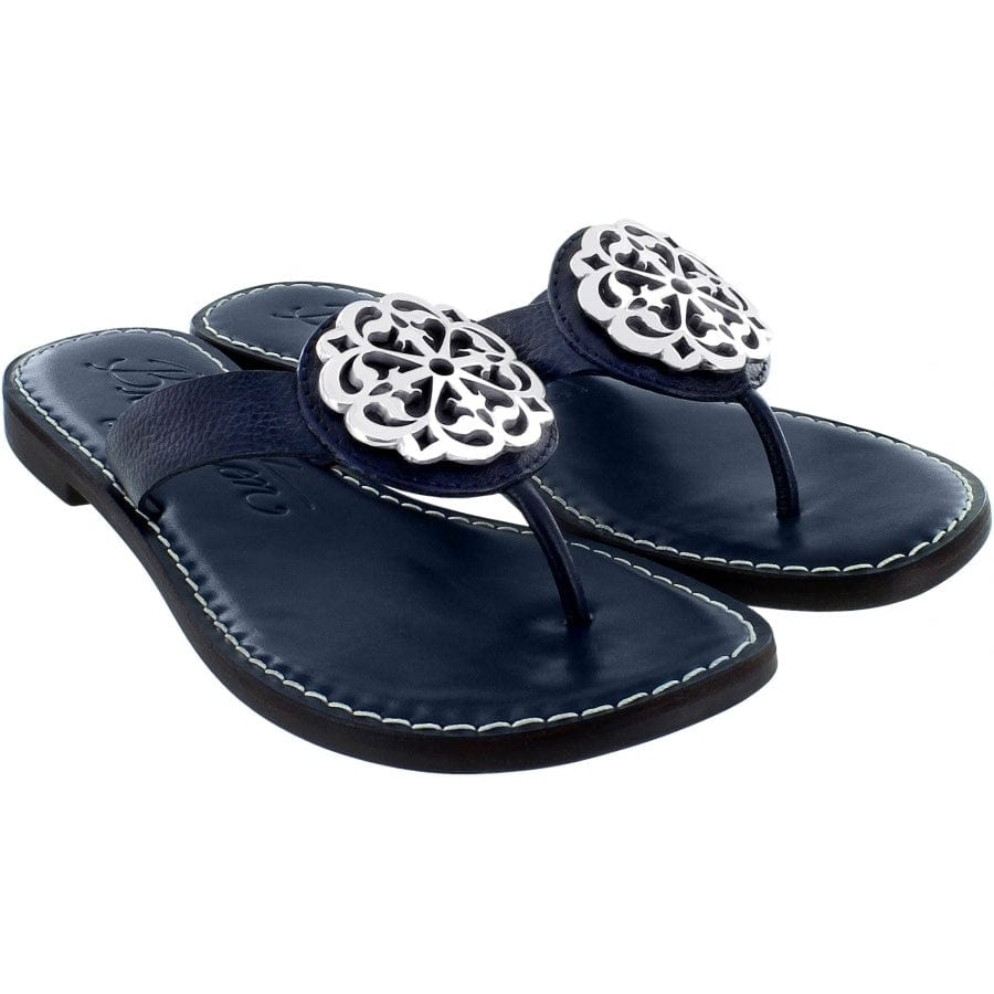 Brighton Alice Sandals Size 7 Ink Blue