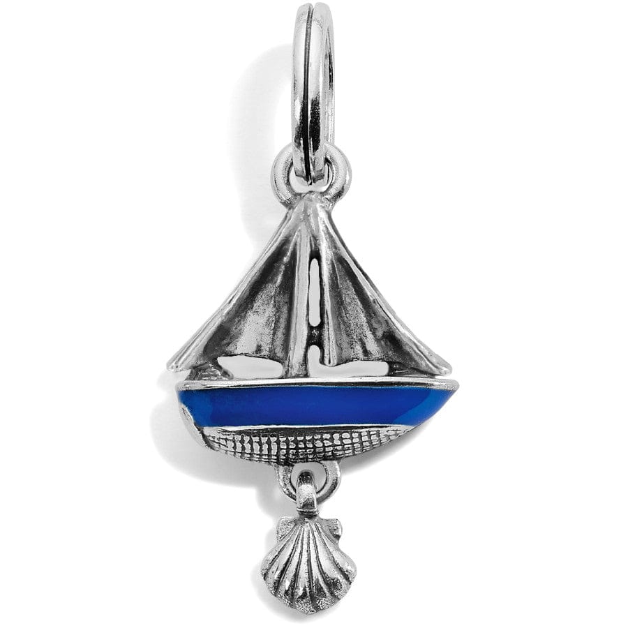 All Aboard Charm silver-blue 2