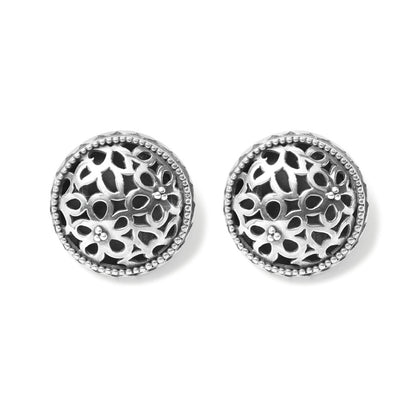 Bali Lacy Daisy Clip Earrings