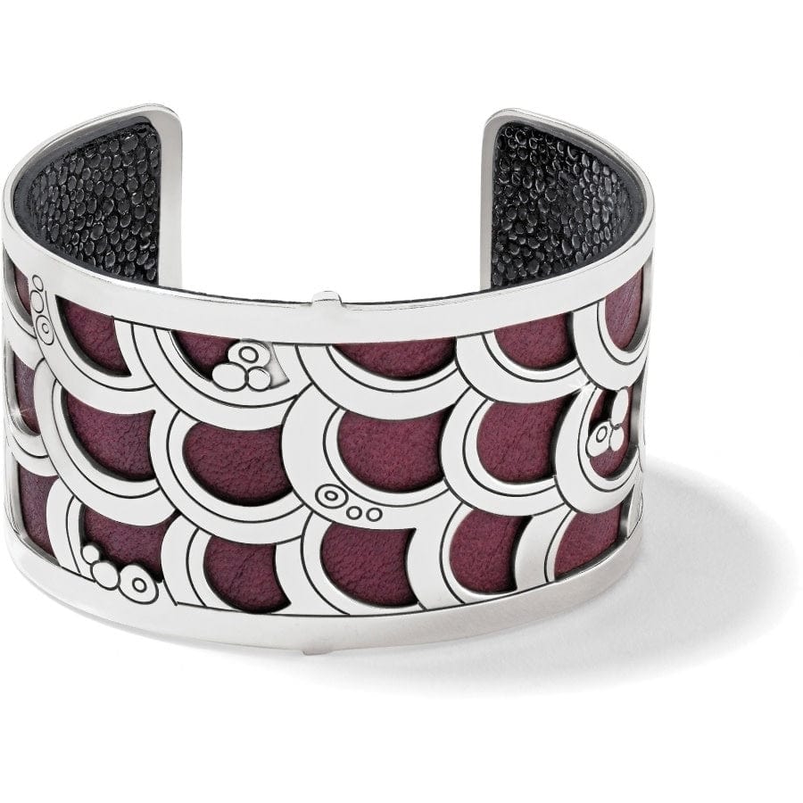 Christo Tokyo Wide Cuff Bracelet Set silver-black-sparkle 2