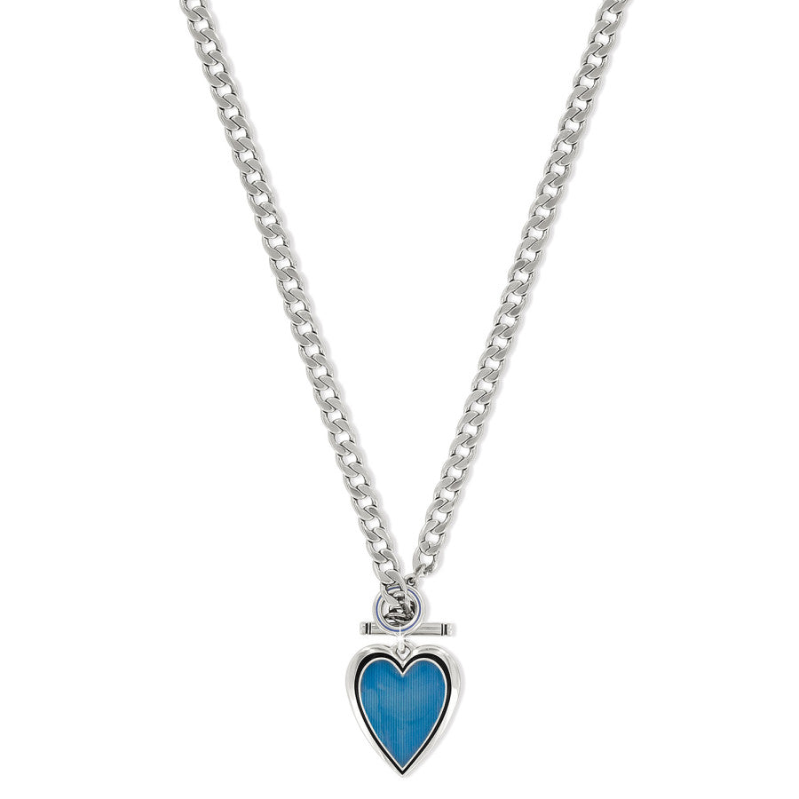 Sterling Silver Engraveable Heart Toggle Necklace – AJ's Jewelers