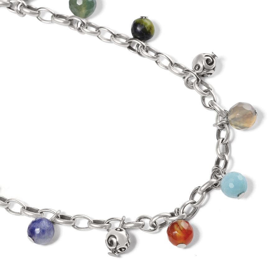 Contempo Desert Sky Droplet Necklace silver-multi 2