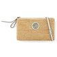 Front view of Contempo Straw Pouch in natural-white