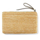 Contempo Straw Pouch in natural-white view from rear