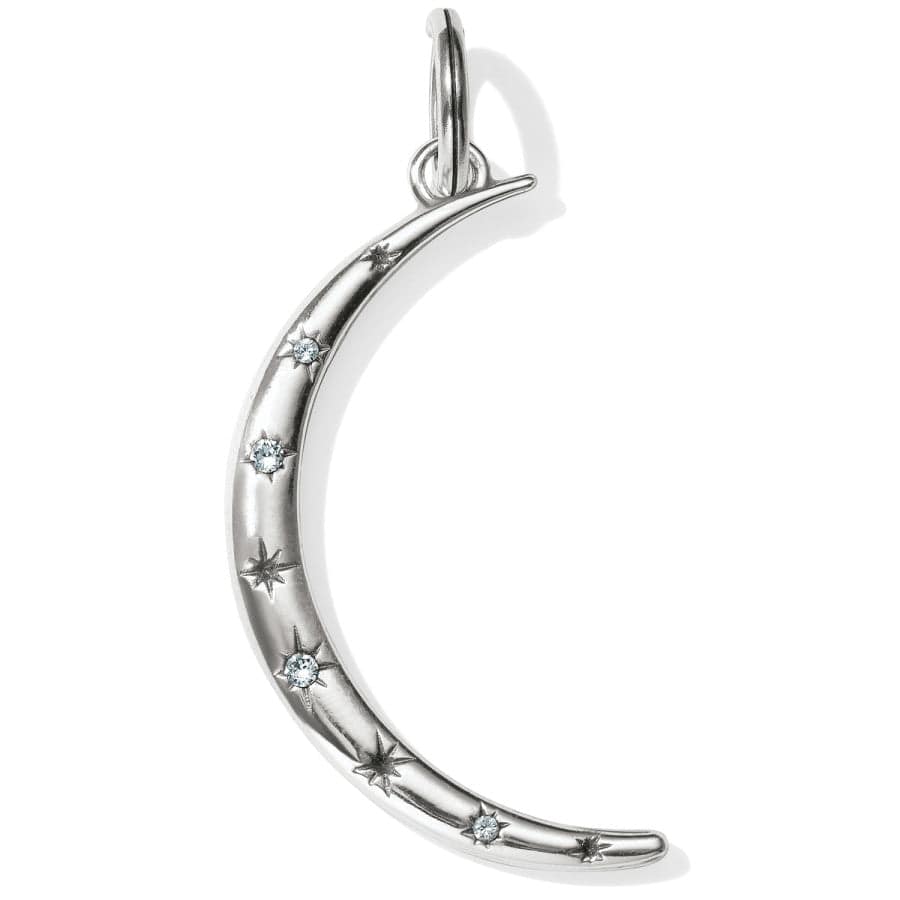 Crescent Moon Amulet silver 2