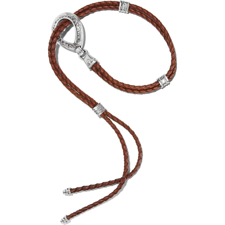 Double Barrel Braid Belt brown 2