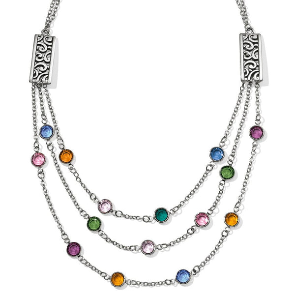 Elora Gems Multi Layer Necklace - Brighton