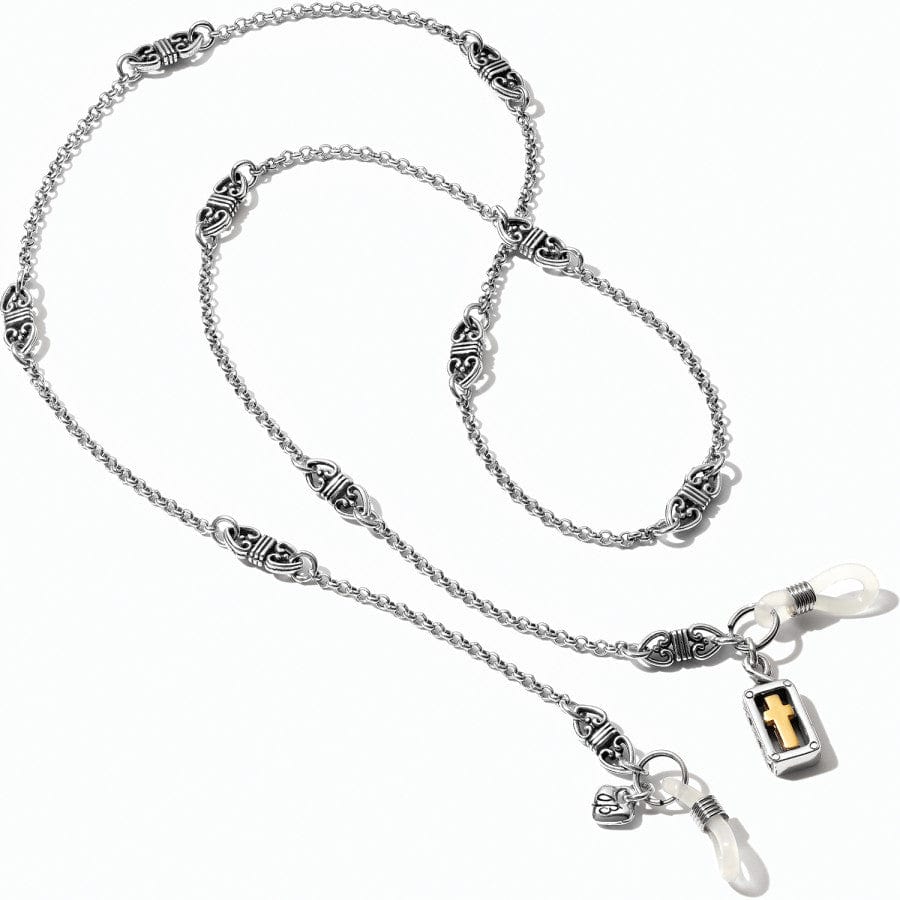 Eternity Cross Sunglass Chain Holder silver-gold 1