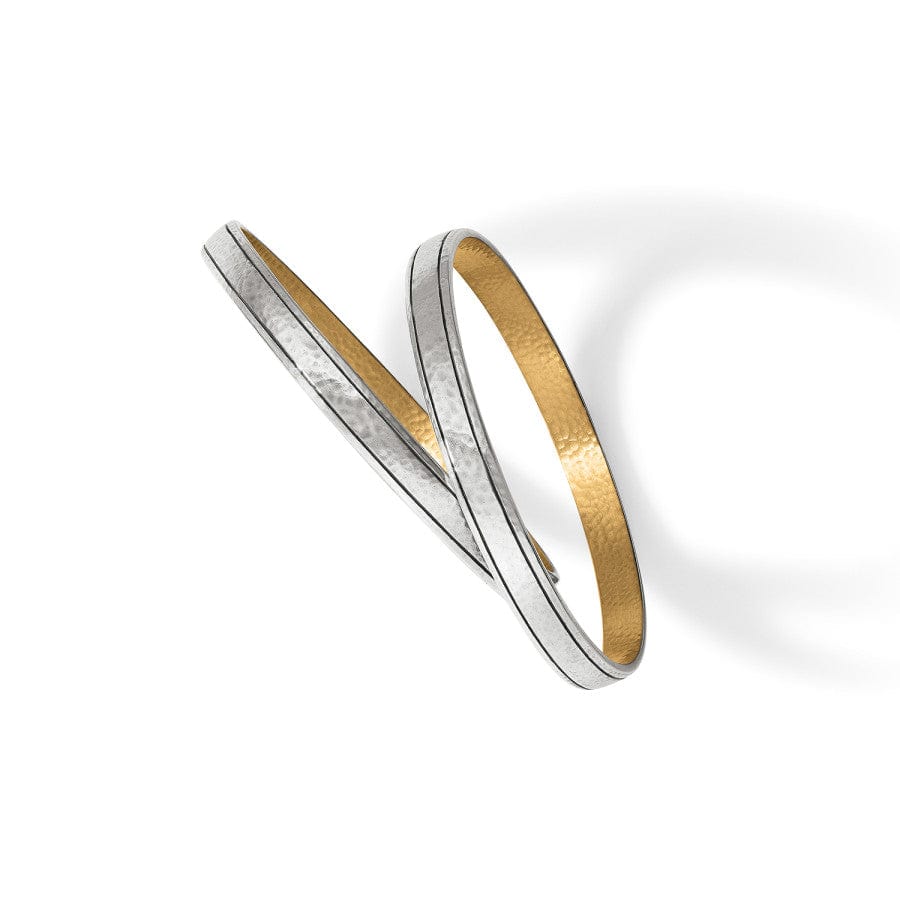 Ferrara Entrata Narrow Bangle silver-gold 2