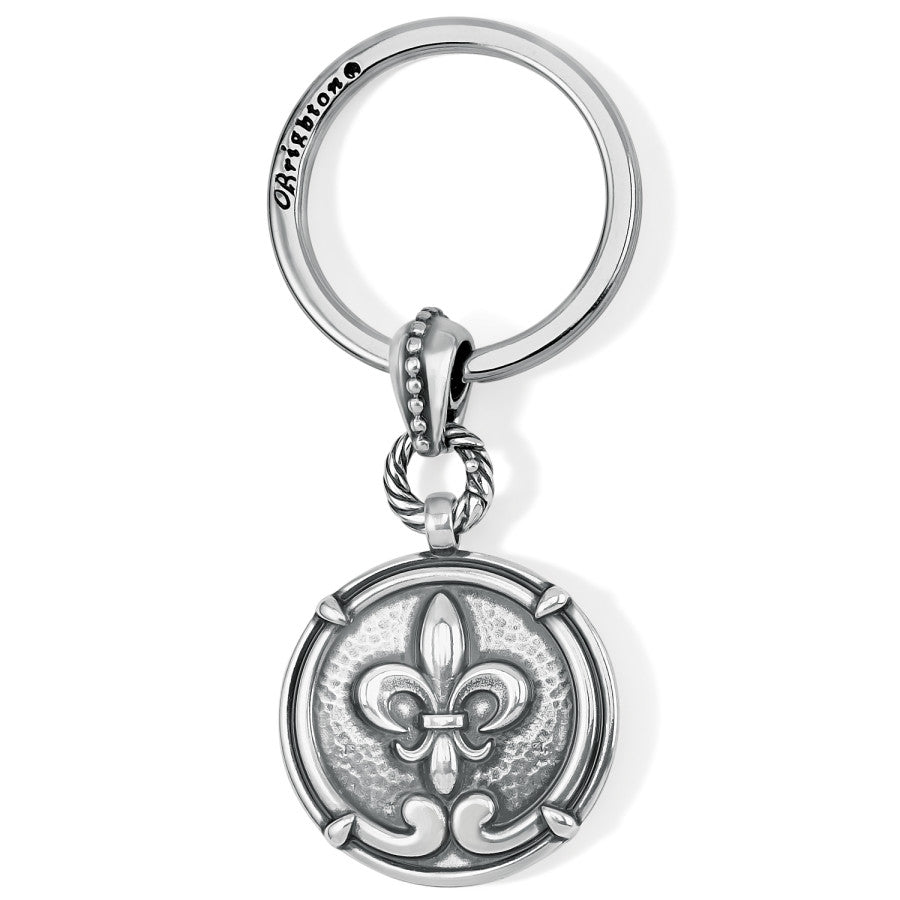 Ferrara Fleur De Lis Key Fob silver 1