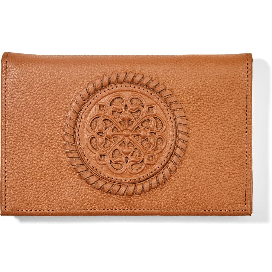 BRIGHTON CATCH THE MOON PEBBLED LEATHER BEADED EMBOSSED TECH WALLET PURSE  $225 | eBay