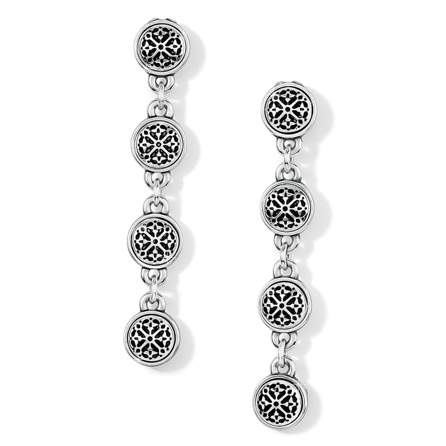 Ferrara Pierced Post Drop Earrings silver 1