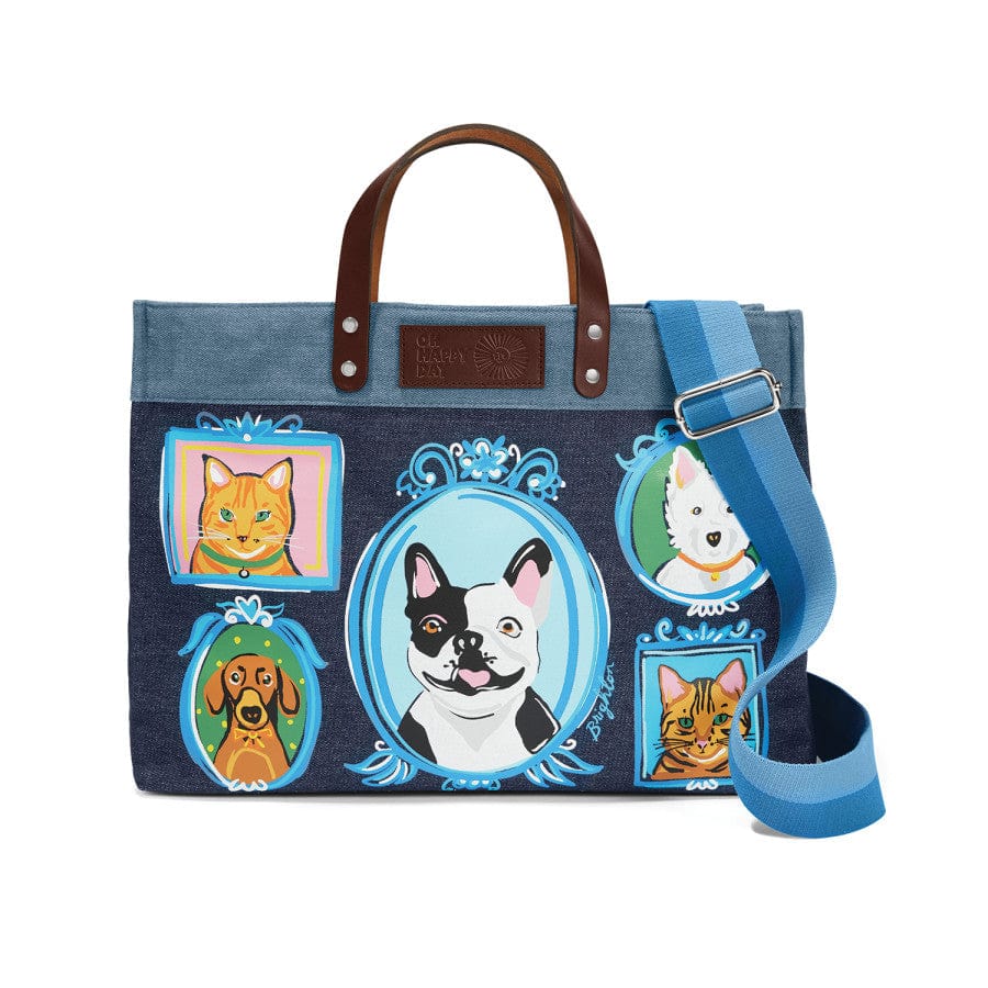 Fur Family East West Denim Denim Tote multi 1