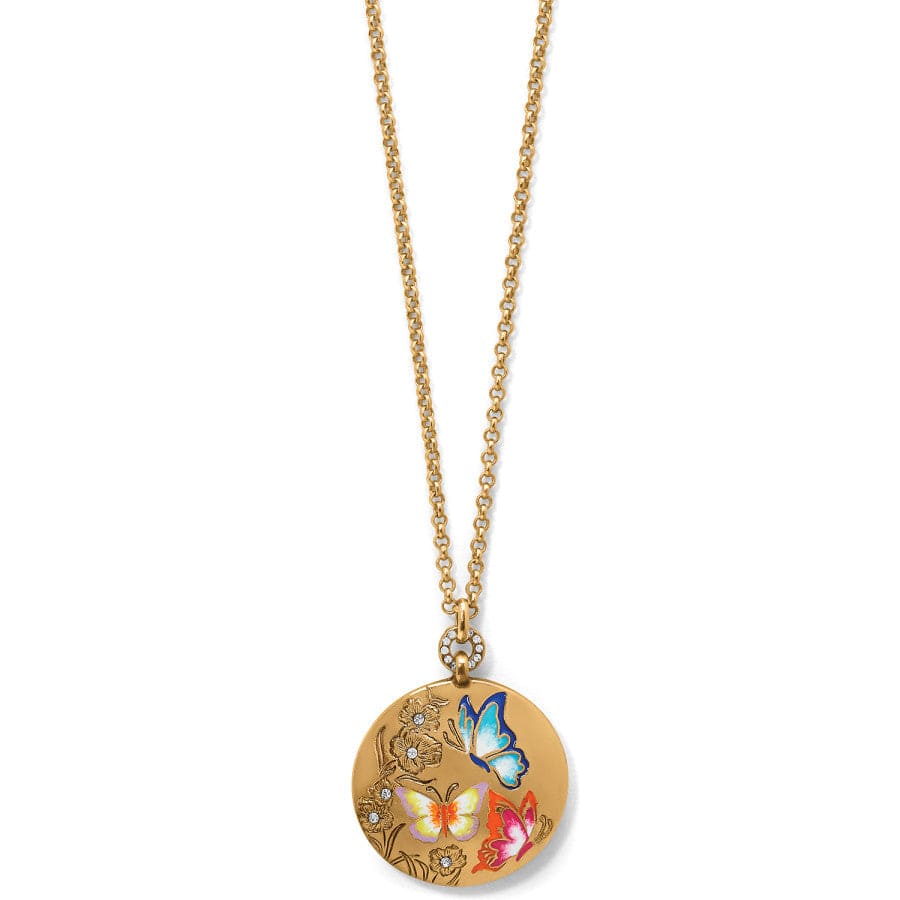 Garden's Splendour Butterfly Necklace gold-multi 1