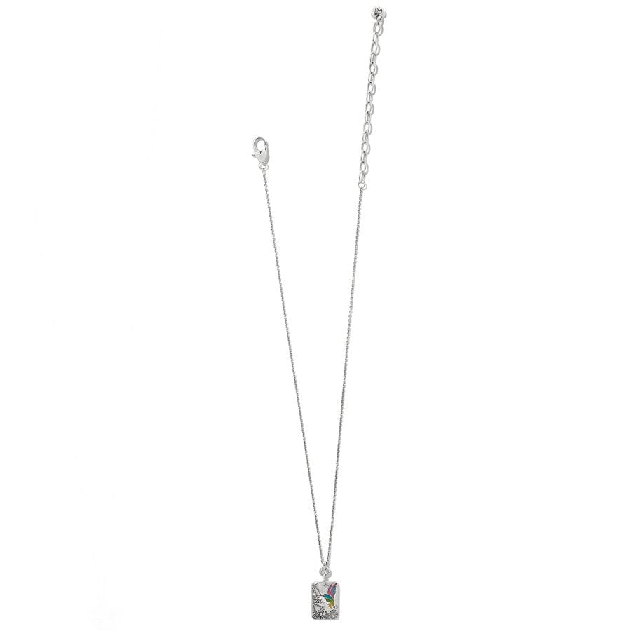 Garden's Splendour Hummingbird Necklace silver-multi 3