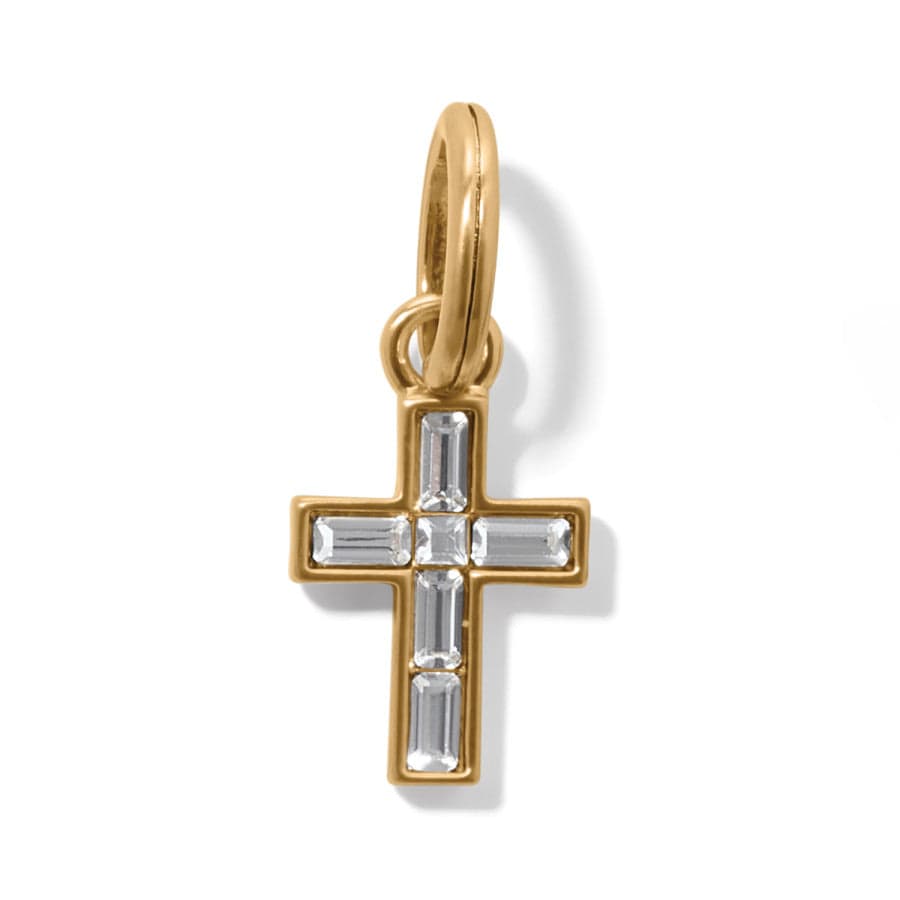 Golden Ray Cross Charm gold 1