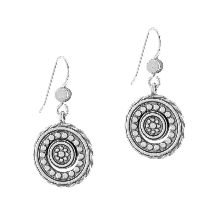 Halo Eclipse French Wire Earrings silver-blue 2