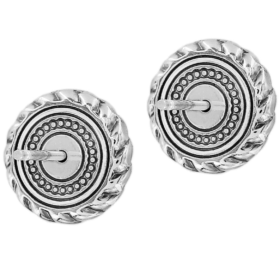 Halo Eclipse Post Earrings silver-blue 2