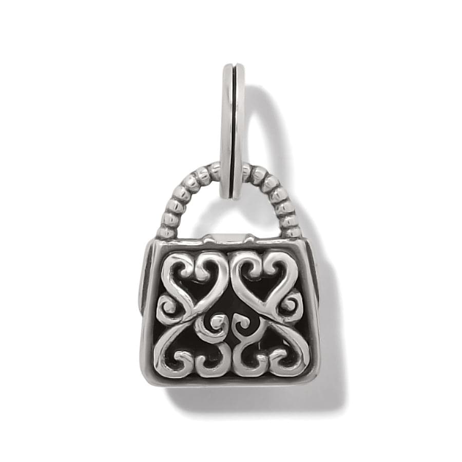 Heavenly Handbag Charm silver-white 2