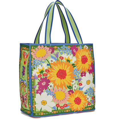 Flower Garden Vintage Tote Bag