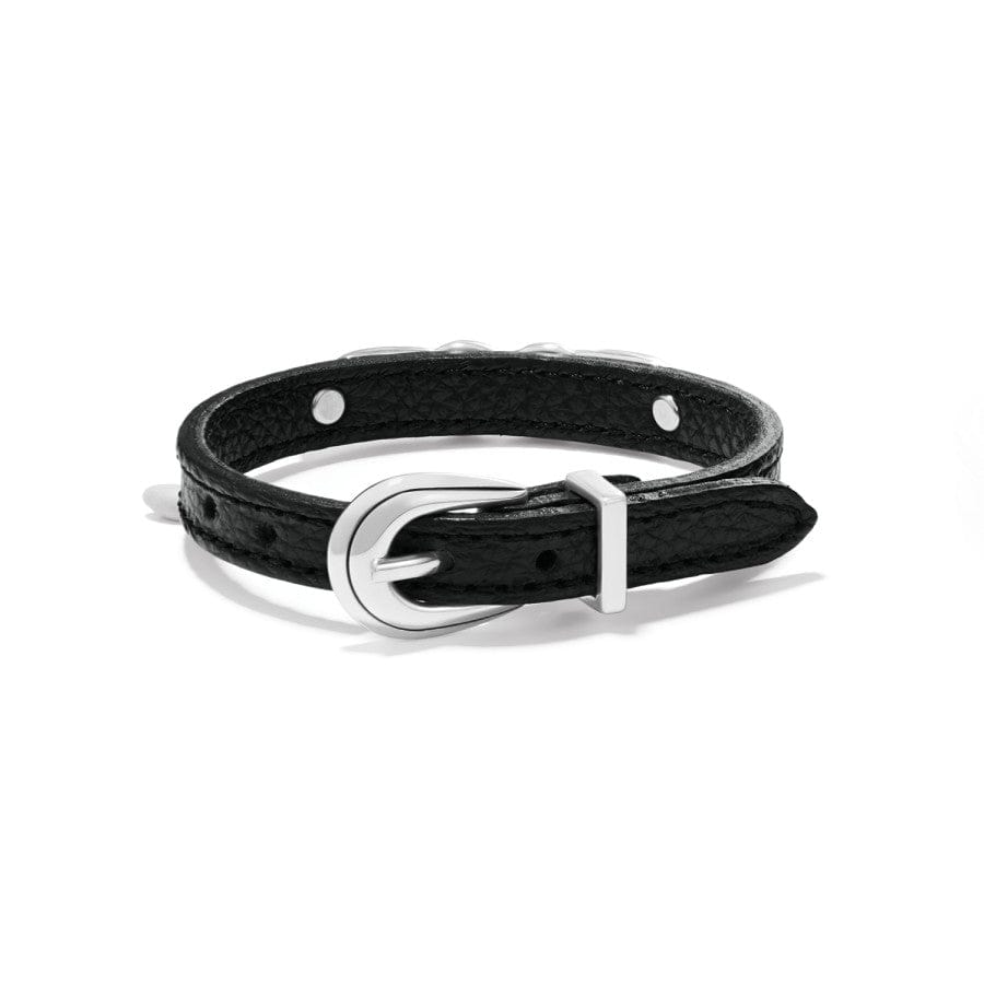 Interlok Braid Leather Bracelet black 4