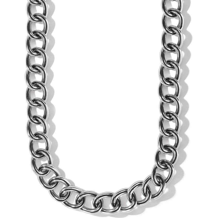 Interlok Chain Collar Necklace silver 1