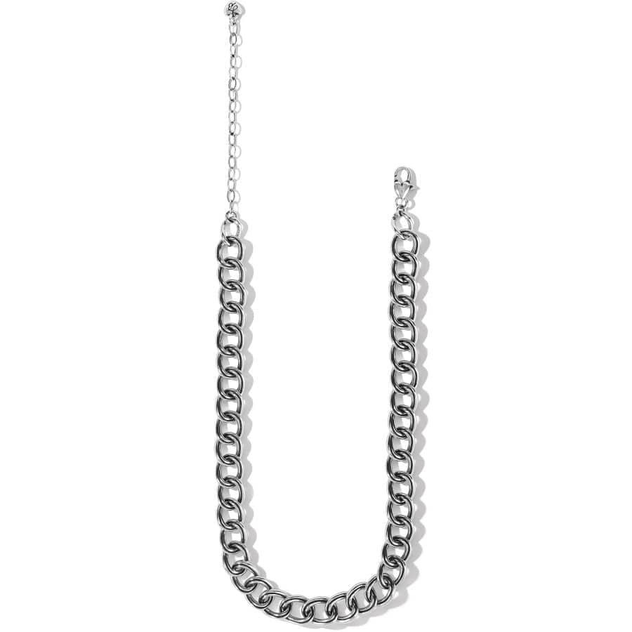 Interlok Chain Collar Necklace silver 2